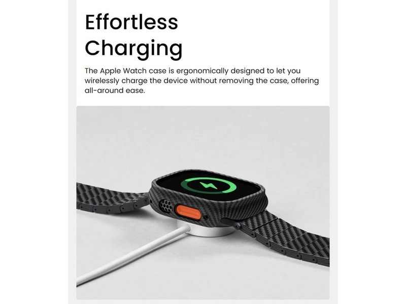 PITAKA Air case black/grey - Apple Watch 10 46 mm