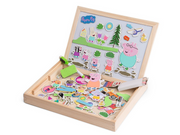 Peppa Pig Wooden Magnetic Blackboard