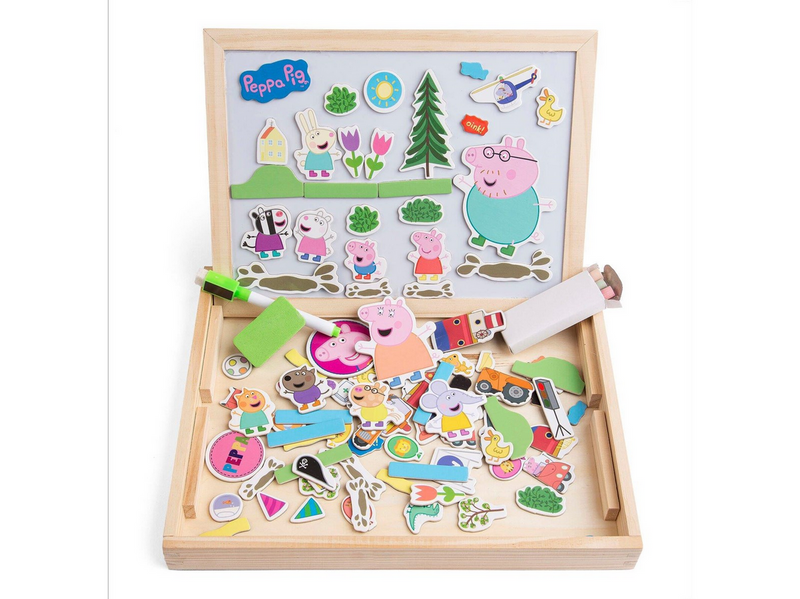 Peppa Pig Wooden Magnetic Blackboard
