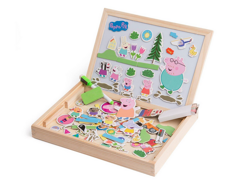 Peppa Pig Wooden Magnetic Blackboard