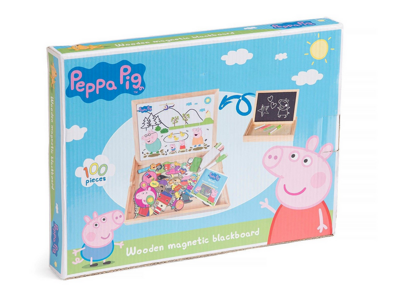 Peppa Pig Wooden Magnetic Blackboard
