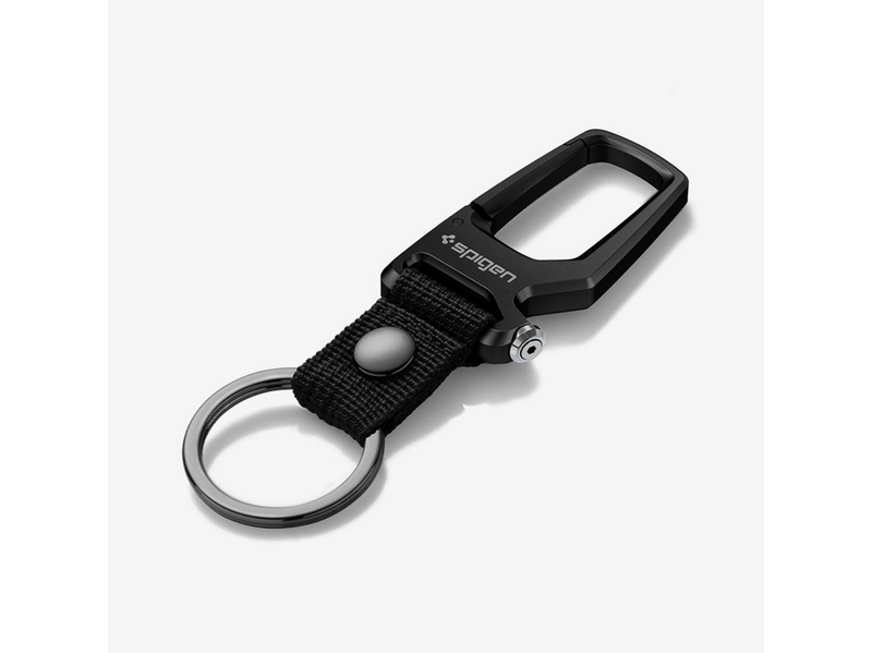Spigen Carabiner With KeyRing 1 Pack - black