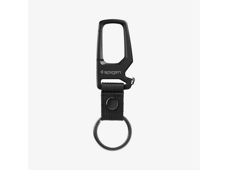 Spigen Carabiner With KeyRing 1 Pack - black
