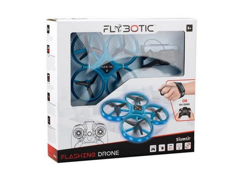 Silverlit Flybotic Flashing Drone Blue