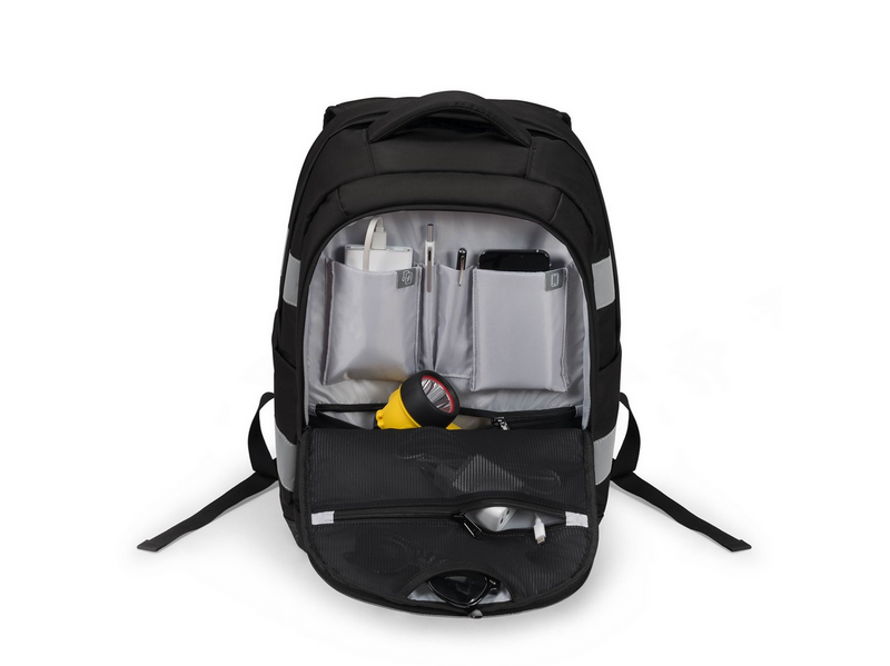Dicota HI-VIS Rucksack - 25 Litern | Schwarz