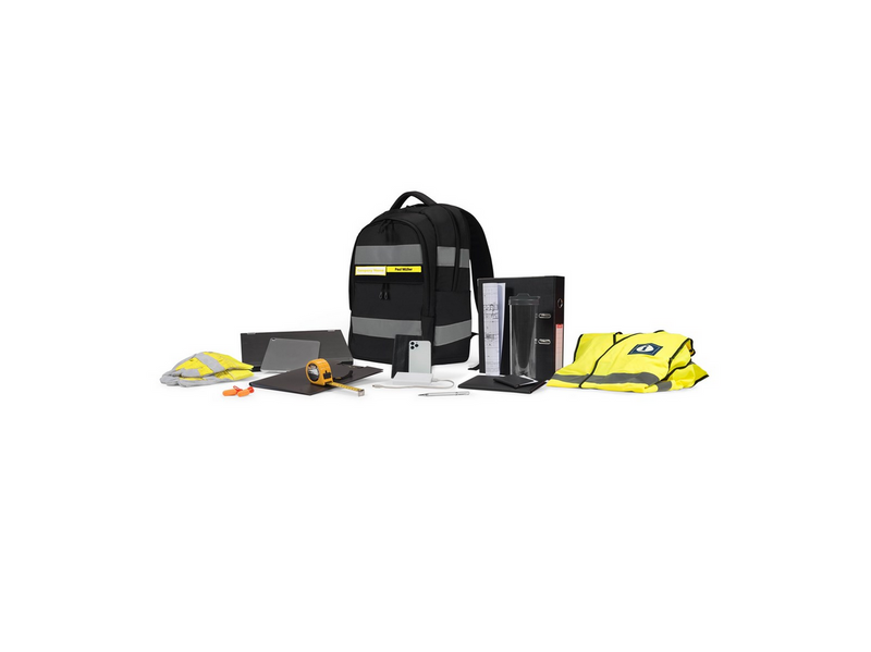 Dicota HI-VIS Rucksack - 25 Litern | Schwarz