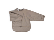 Filibabba Lätzchen mit Ärmeln - Warm Grey
