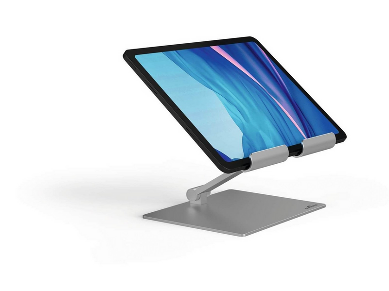 DURABLE Universtell verstellbarer Ständer für Tablets und Smartphones bis 13″. Mit stufenloser Höhen- und Lesewinkeleinstellung.