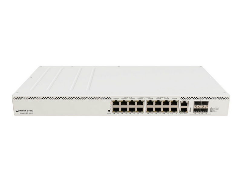MikroTik CRS320-8P-8B-4S+RM - switch - 17 ports - smart - rack-mountable