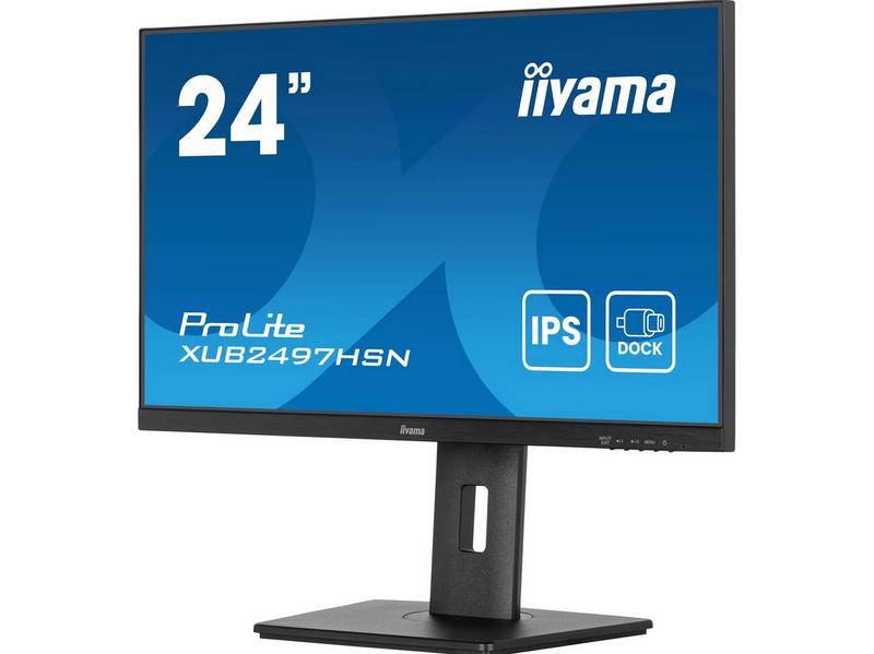 24" iiyama ProLite XUB2497HSN-B2 - 1920x1080 (FHD) - 100Hz - IPS - 65W USB-C