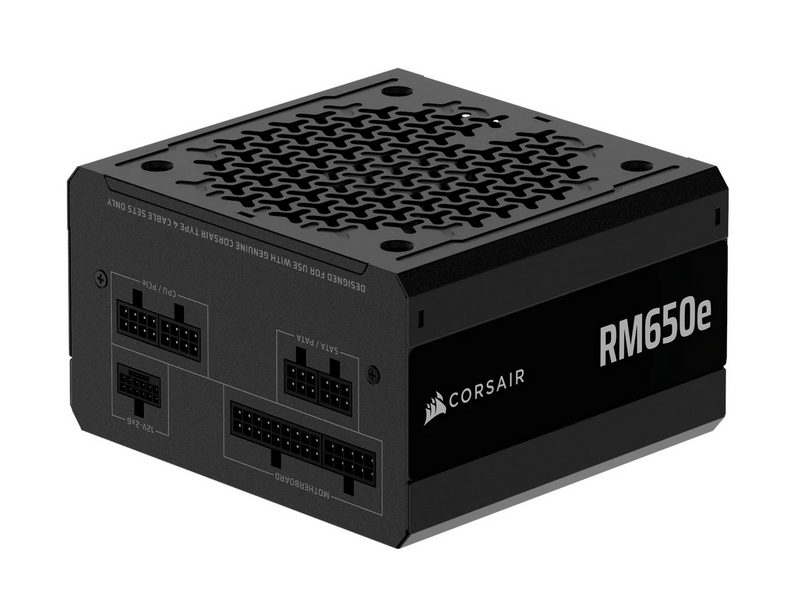 Corsair RMe Series RM650e (2025) Netzteile - 650 Watt - 120 mm - ATX 3.1 - 80 Plus Gold zertifiziert