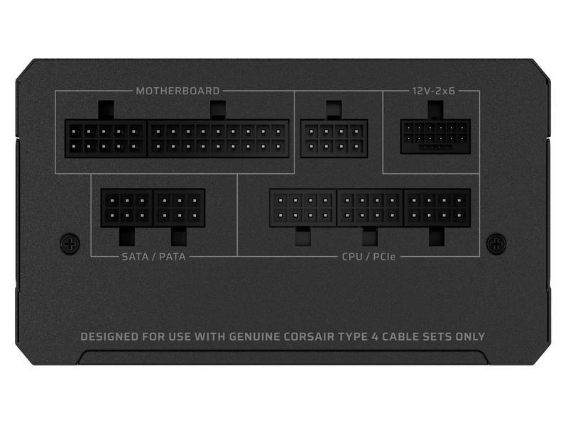 Corsair RMe Series RM1000e (2025) Netzteile - 1000 Watt - 120 mm - ATX 3.1 - 80 Plus Gold zertifiziert