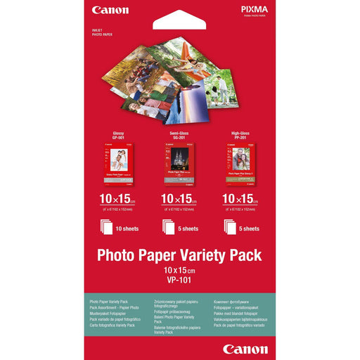 Canon VP-101 Fotopapier Musterpaket Postkarte - 20 Blatt