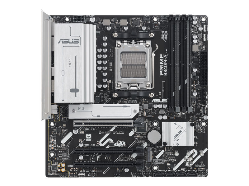 ASUS PRIME B840M-A-CSM Mainboard - AMD B840 - AMD AM5 - DDR5 RAM - Micro-ATX