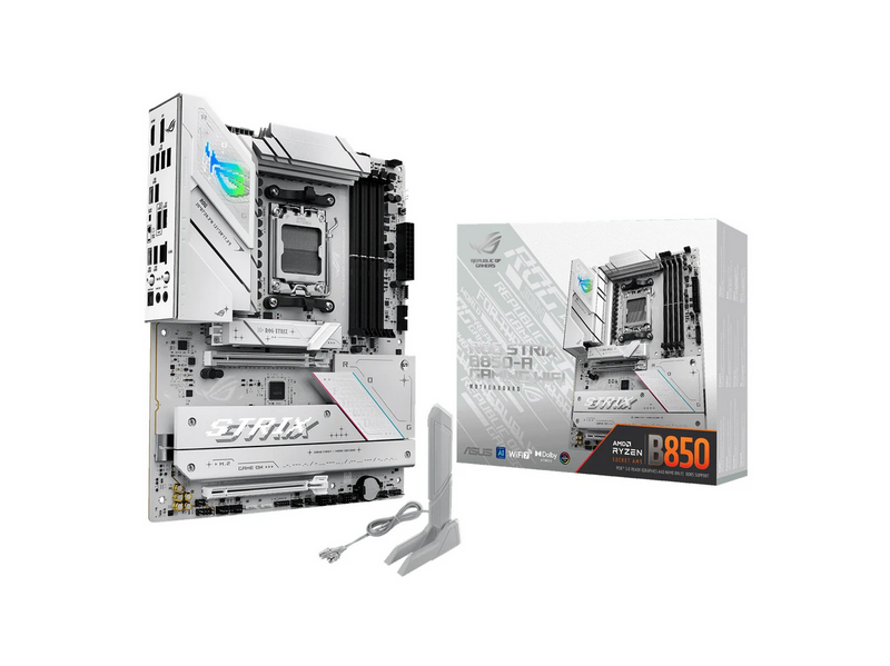 ASUS ROG STRIX B850-A GAMING WIFI Mainboard - AMD B850 - AMD AM5 - DDR5 RAM - ATX