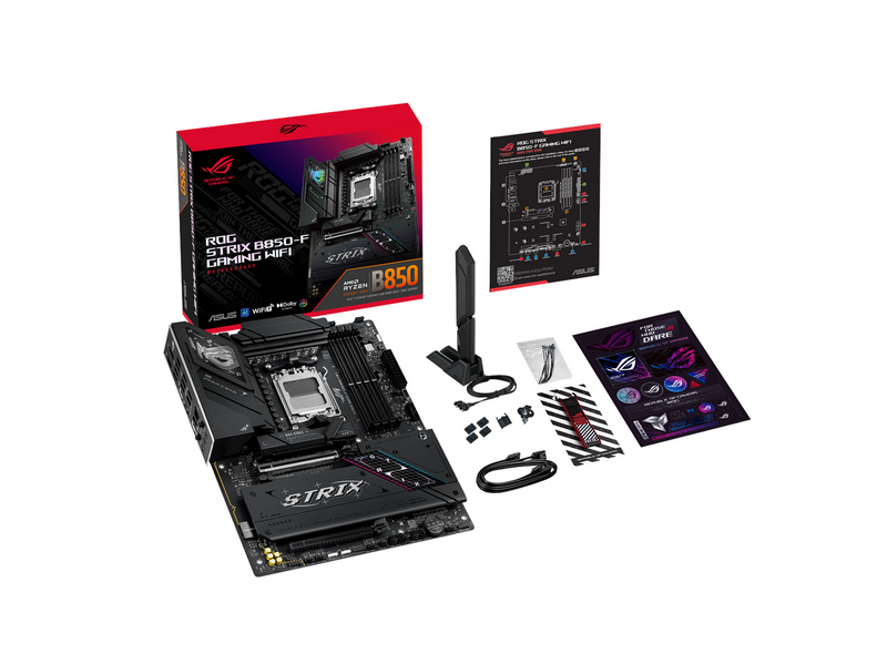 ASUS ROG STRIX B850-F GAMING WIFI Mainboard - AMD B850 - AMD AM5 - DDR5 RAM - ATX