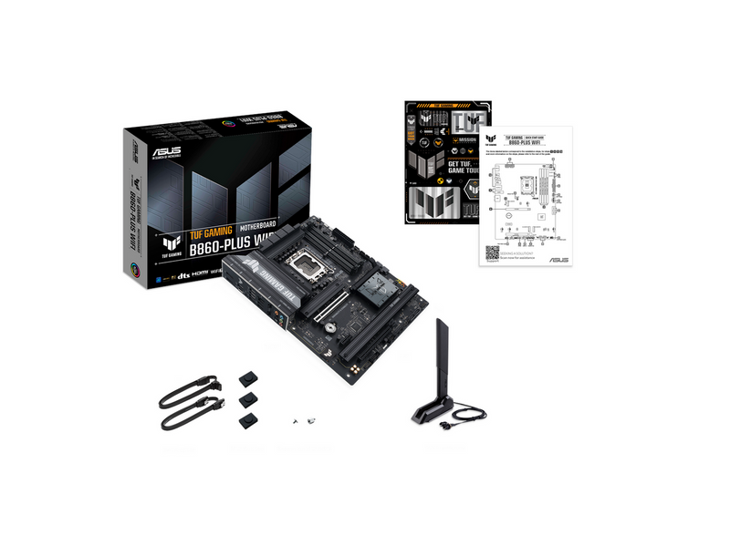 ASUS TUF GAMING B860-PLUS WIFI Mainboard - Intel B860 - Intel LGA1851 - DDR5 RAM - ATX