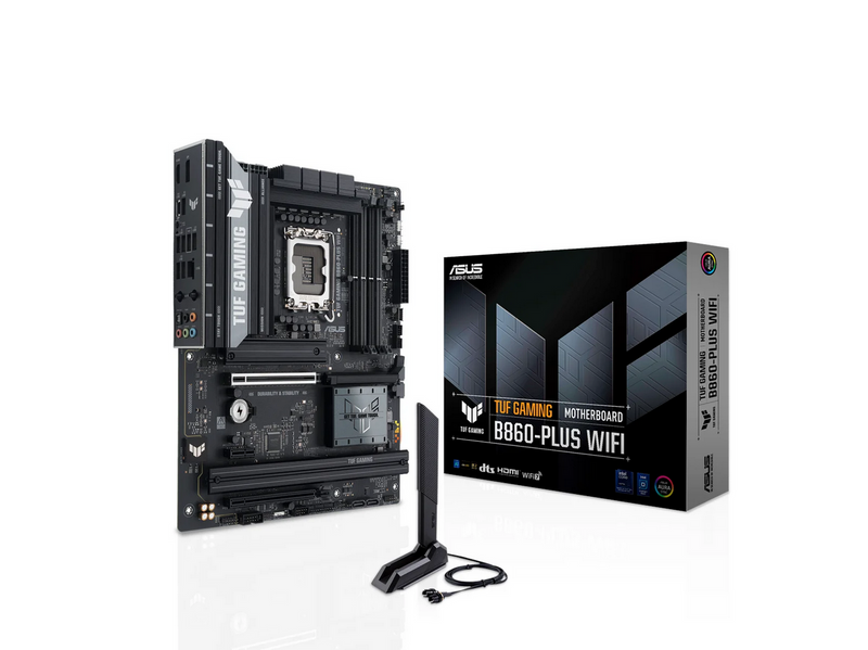 ASUS TUF GAMING B860-PLUS WIFI Mainboard - Intel B860 - Intel LGA1851 - DDR5 RAM - ATX