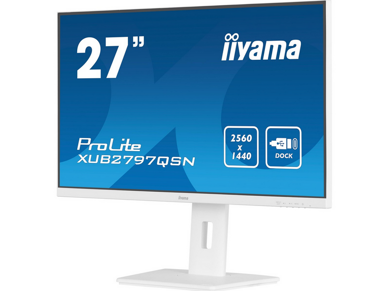 27" iiyama ProLite XUB2797QSN-W2 - 2560x1440 - 100Hz - IPS - 65W USB-C