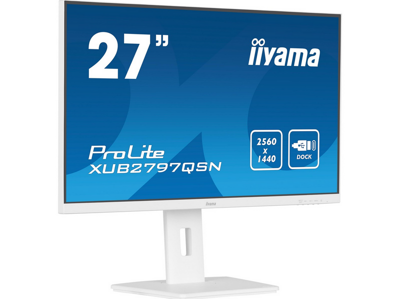 27" iiyama ProLite XUB2797QSN-W2 - 2560x1440 - 100Hz - IPS - 65W USB-C