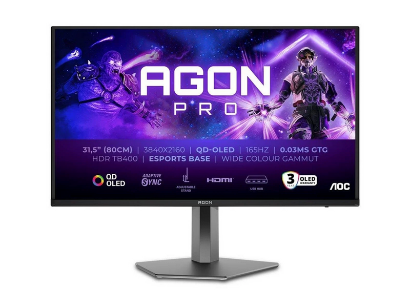 32" AOC AGON PRO AG326UD - 3840x2160 (4K) - 165Hz - QD-OLED