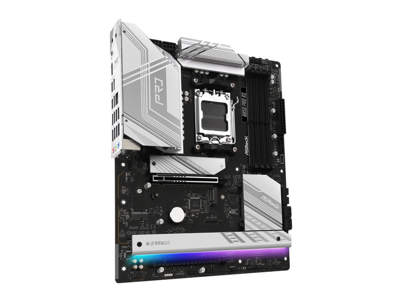 ASRock B850 Pro RS Mainboard - AMD B850 - AMD AM5 - DDR5 RAM - ATX