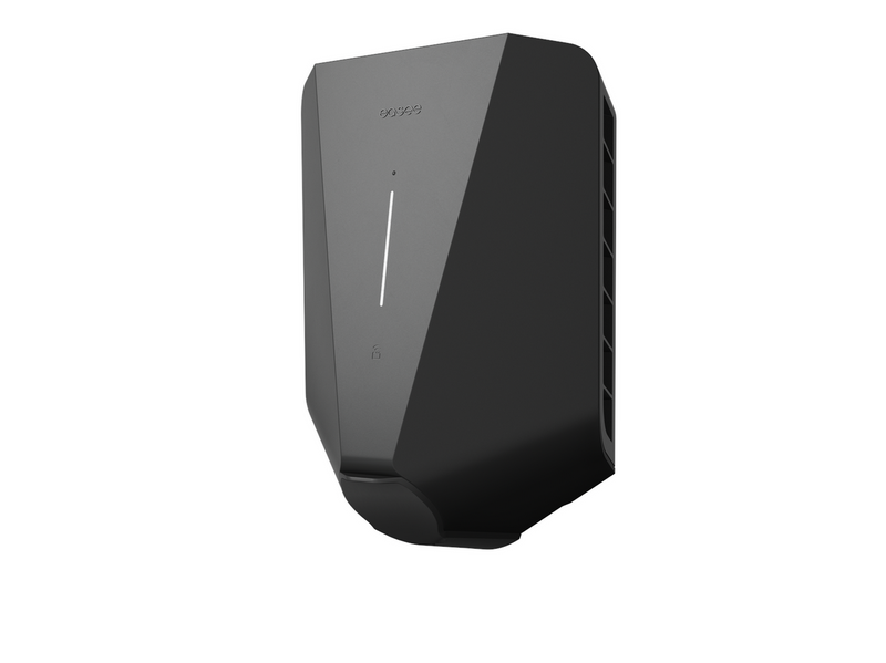 Easee UP charging box 1.4-22kW with kWh meter 4G and WiFi Black
