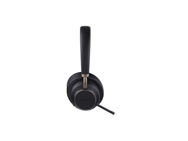 Yealink BH76 Plus with Charging Stand - Teams Black - USB-C/A