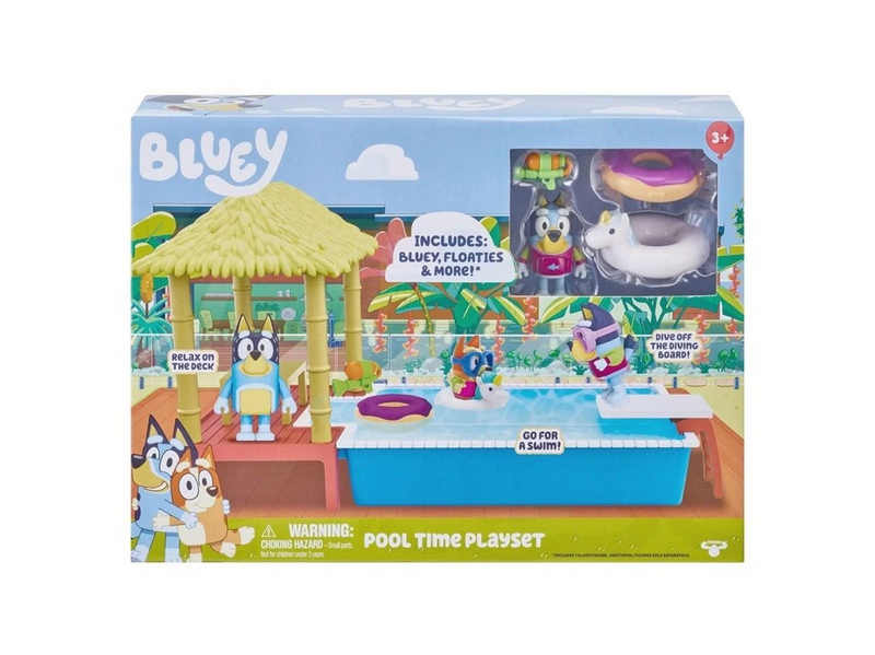 Bluey Pool time playset