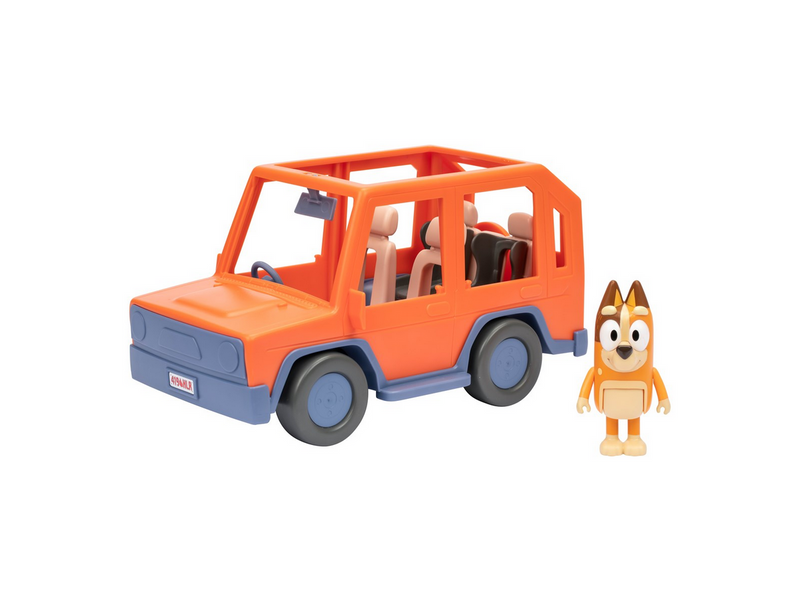 Bluey Heeler Family Road Trip 4wd Vehicle