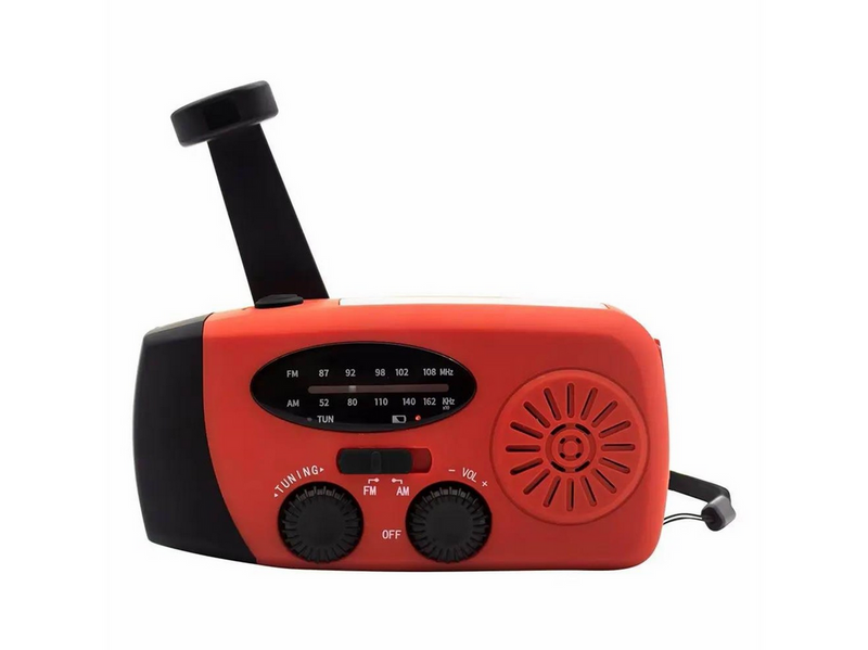 DENVER SCR-2005 - Emergency Radio - Solar - Dynamo - 2000 mAh Powerbank - FM