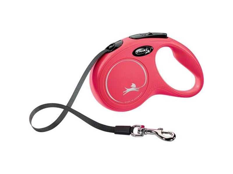 Flexi New CLASSIC S  Leash 5 m red