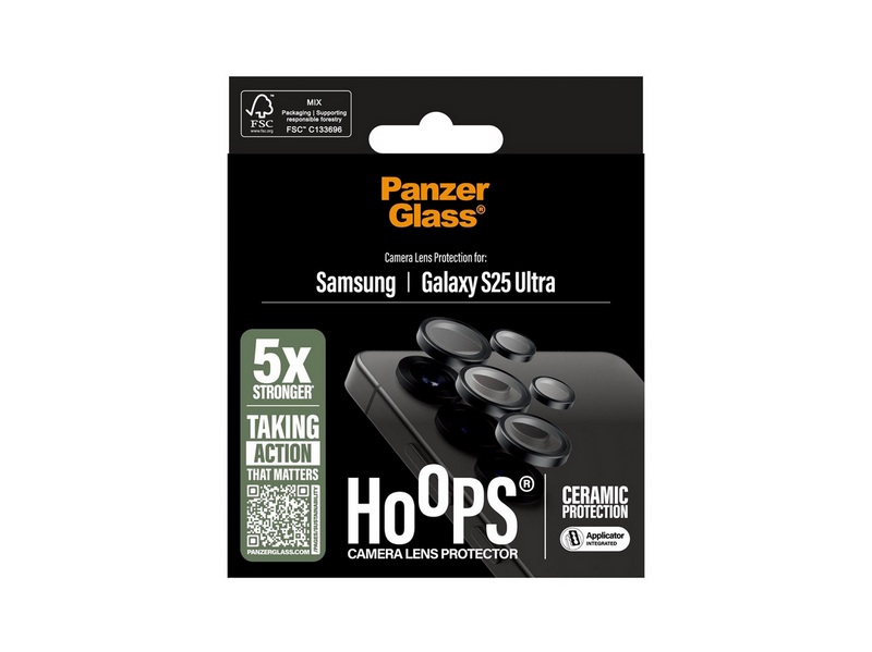 PanzerGlass Hoops™ Ceramic Lens Protector Samsung Galaxy S25 Ultra