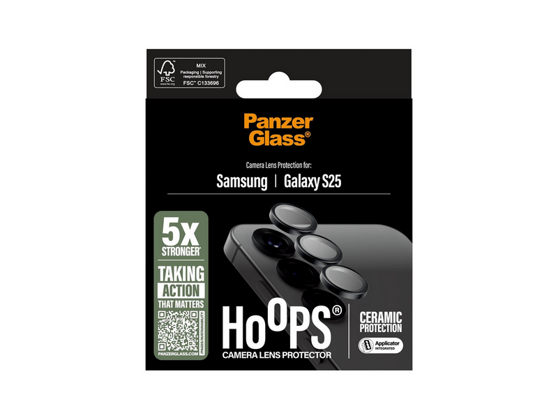 PanzerGlass Hoops™ Ceramic Lens Protector Samsung Galaxy S25