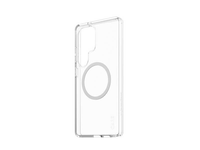 CARE by PanzerGlass Flagship Case Transparent Urban Combat w. White QI Compatible Samsung Galaxy S25 Ultra