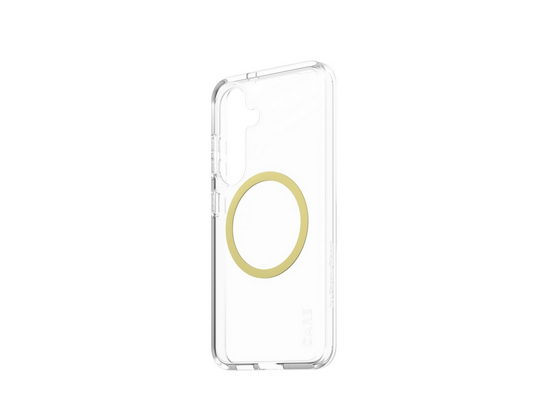 CARE by PanzerGlass Flagship Case Transparent Urban Combat w. Chardonnay QI Compatible Samsung Galaxy S25
