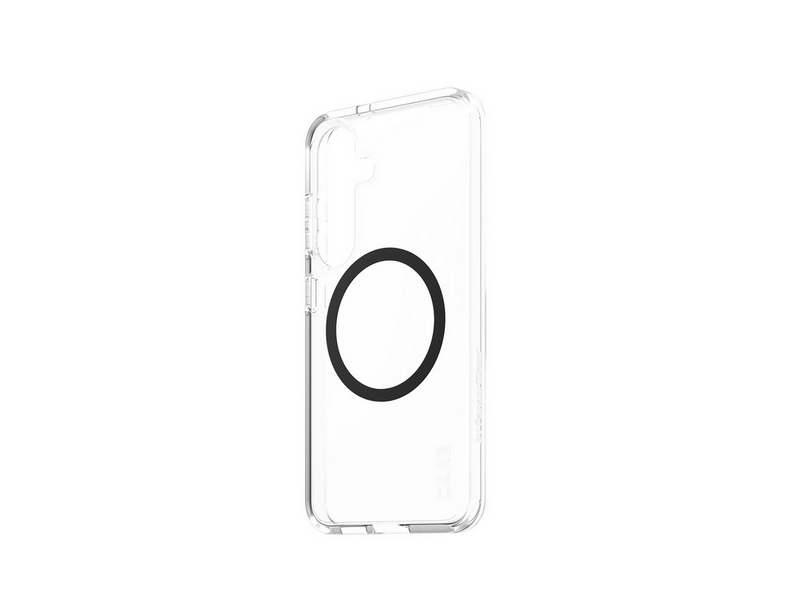 CARE by PanzerGlass Flagship Case Transparent Urban Combat w. Black QI Compatible Samsung Galaxy S25