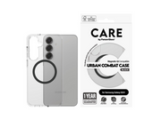 CARE by PanzerGlass Flagship Case Transparent Urban Combat w. Black QI Compatible Samsung Galaxy S25+