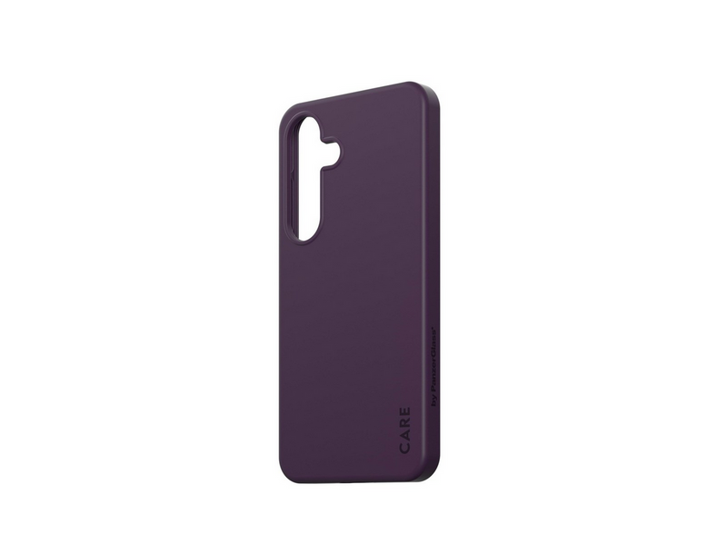 CARE by PanzerGlass Fashionable Case Plum Purple w. QI Compatible Samsung Galaxy S25