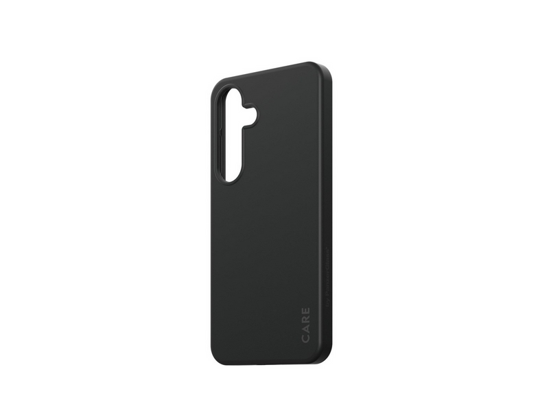 CARE by PanzerGlass Fashionable Case Black w. QI Compatible Samsung Galaxy S25