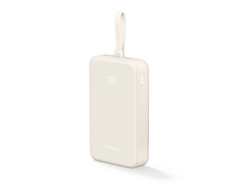 UGREEN 20000mah Power Bank With Built-In Cable - 20000 Ah