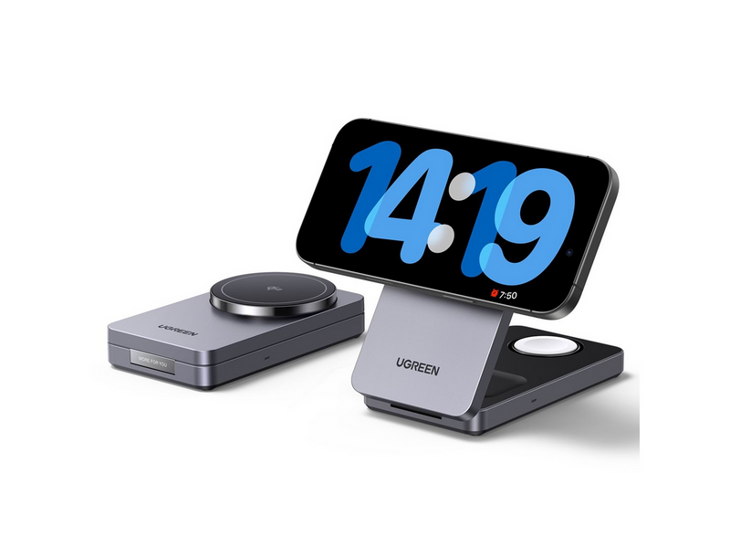 UGREEN 3-In-1 Magnetic Wireless Charger Eu