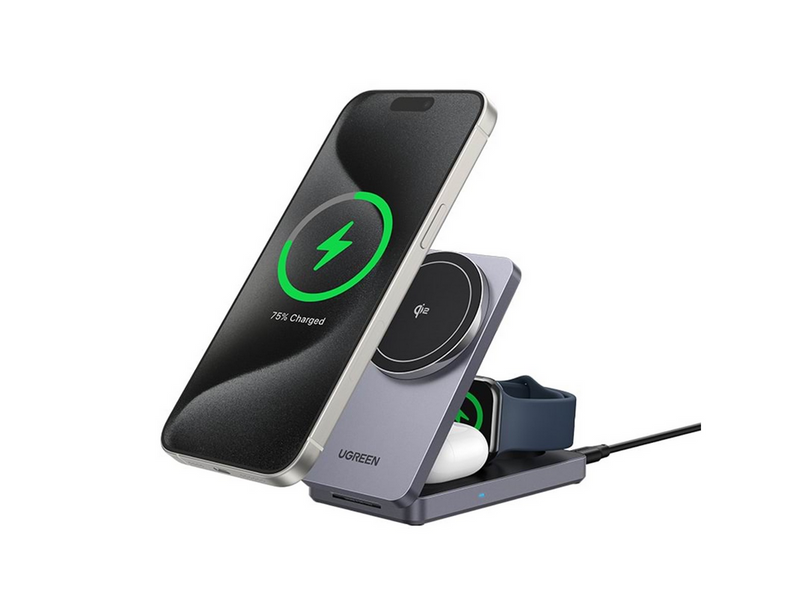 UGREEN 3-In-1 Magnetic Wireless Charger Eu