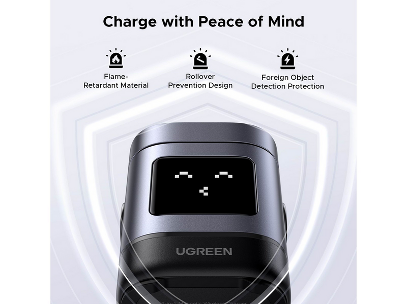 UGREEN Uno 2 In 1 Wireless Charger-Qi2 15w Wireless Charging
