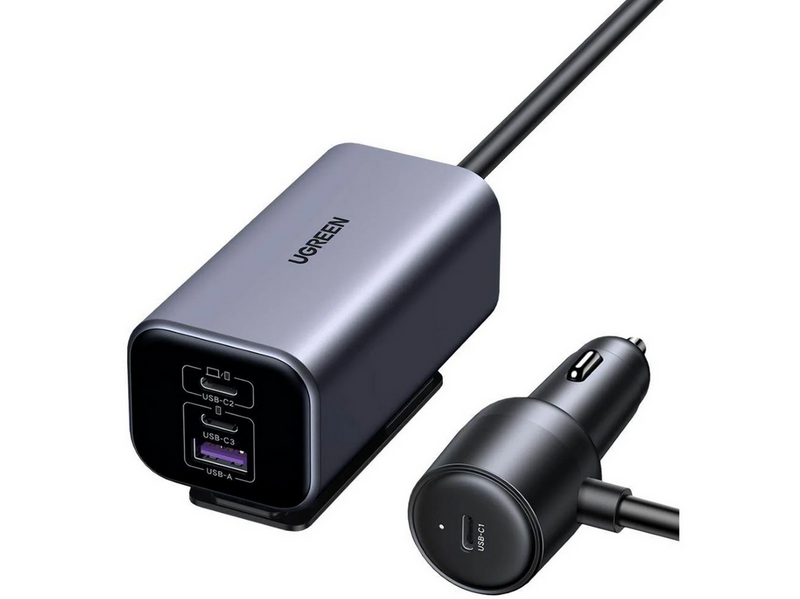 UGREEN 150w 4-Port Gan Fast Car Charger