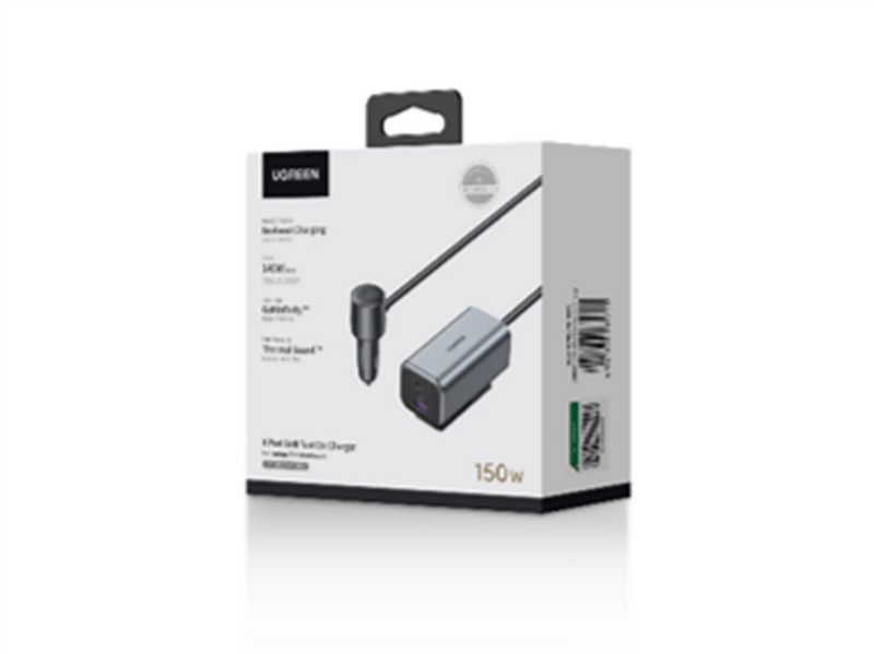 UGREEN 150w 4-Port Gan Fast Car Charger