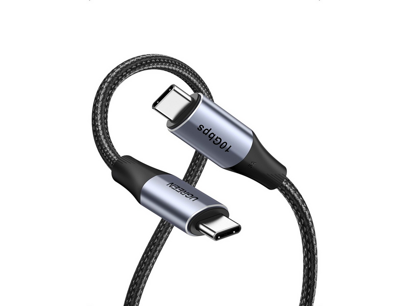 UGREEN USB-C <-> USB-C - 1m - Sort