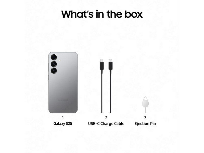 Samsung Galaxy S25 256GB/12GB - Silver Shadow