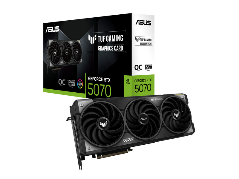 ASUS GeForce RTX 5070 TUF OC - 12GB GDDR7 RAM - Grafikkarte