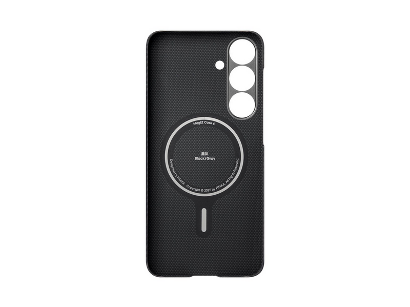 PITAKA Ultra-Slim Case Black/Grey Twill - Samsung Galaxy S25